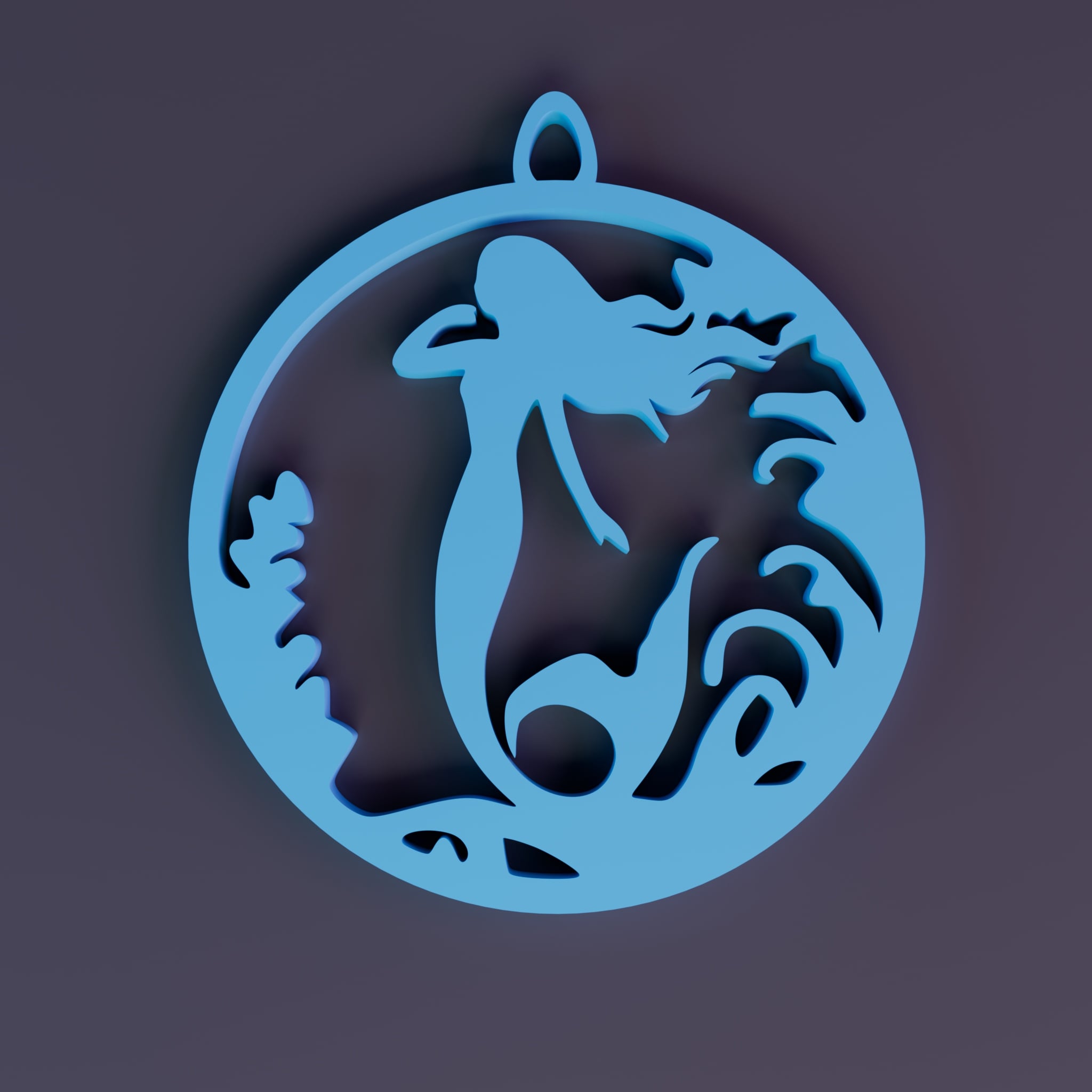 Mermaid_Pendant 3d model