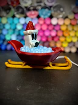 Christmas Boo-ble Bath 3d model