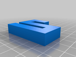 Shower Hook (square 5mm,6mm, 8mm) 3d model