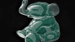 Esme's Baby Elephant with Beach Ball 3d model