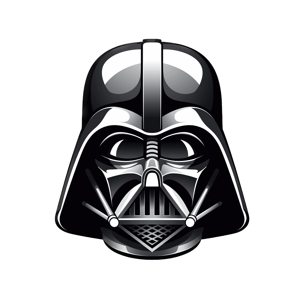 Star Wars (Inspired) "Flat Darther" Darth Vader HueForge Helmet 3d model