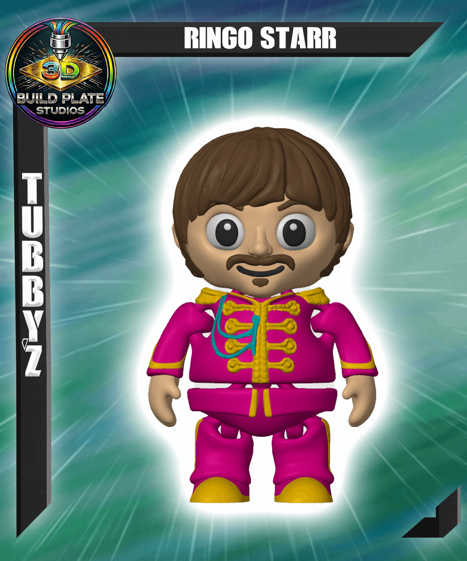 Music The Beatles Ringo Starr.3mf 3d model