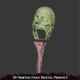 Miko Sakuko-Like Entity Cosplay Mask Silent Hill F 3d model