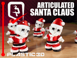 Articualted Santa Claus 2025- Ho-Ho-Poseable Holiday Cheer 3d model