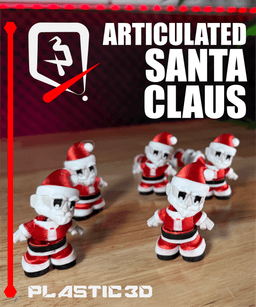 Articualted Santa Claus 2025- Ho-Ho-Poseable Holiday Cheer 3d model