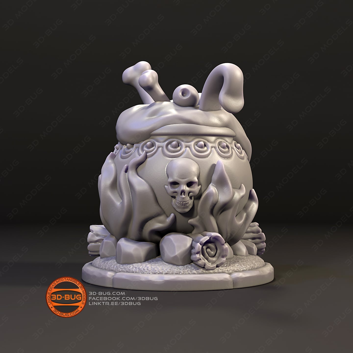 Witchcraft Pot 3d model