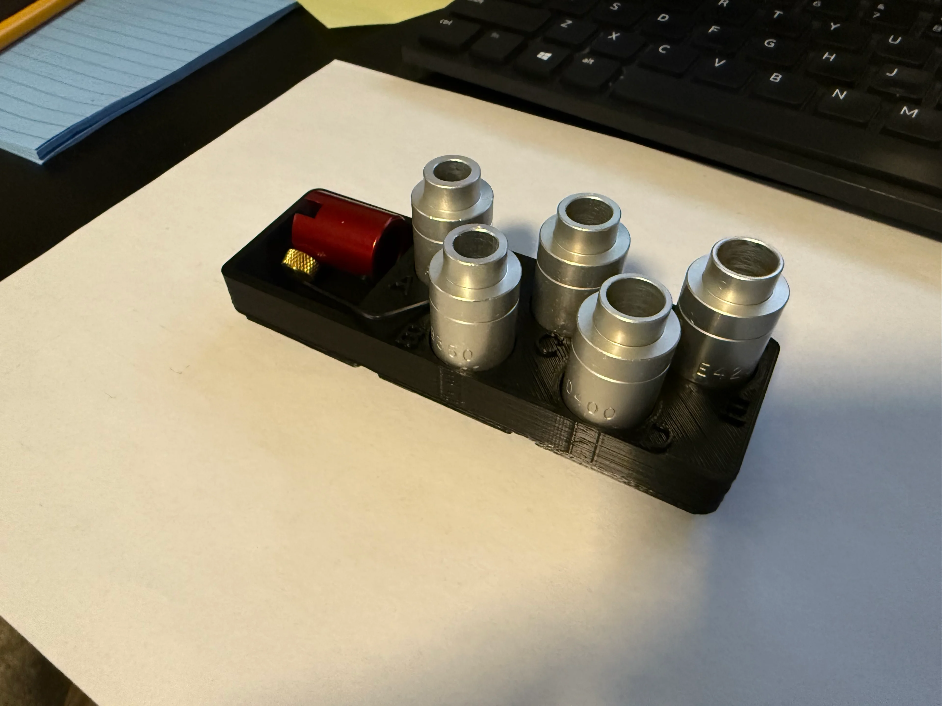 Gridfinity Hornady Headspace Comparator Tray 3d model