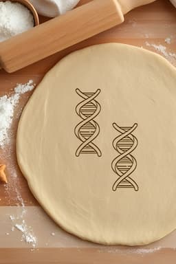 DNA Cookie Cutter, Biscuit Cutter 3d model