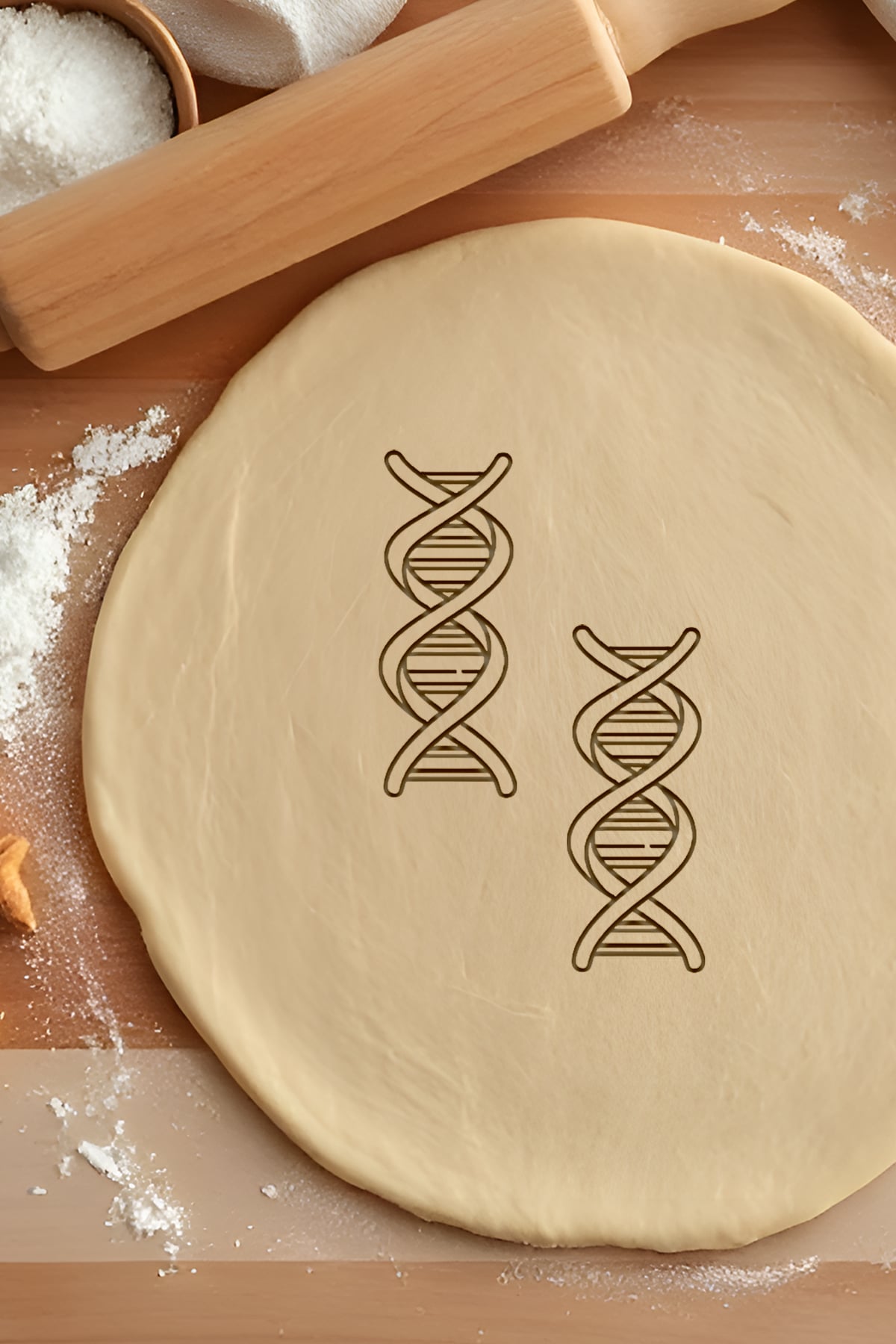 DNA Cookie Cutter, Biscuit Cutter 3d model
