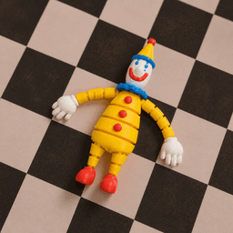 The Amazing Digital Circus Kaufmo Flexi Toy 3d model