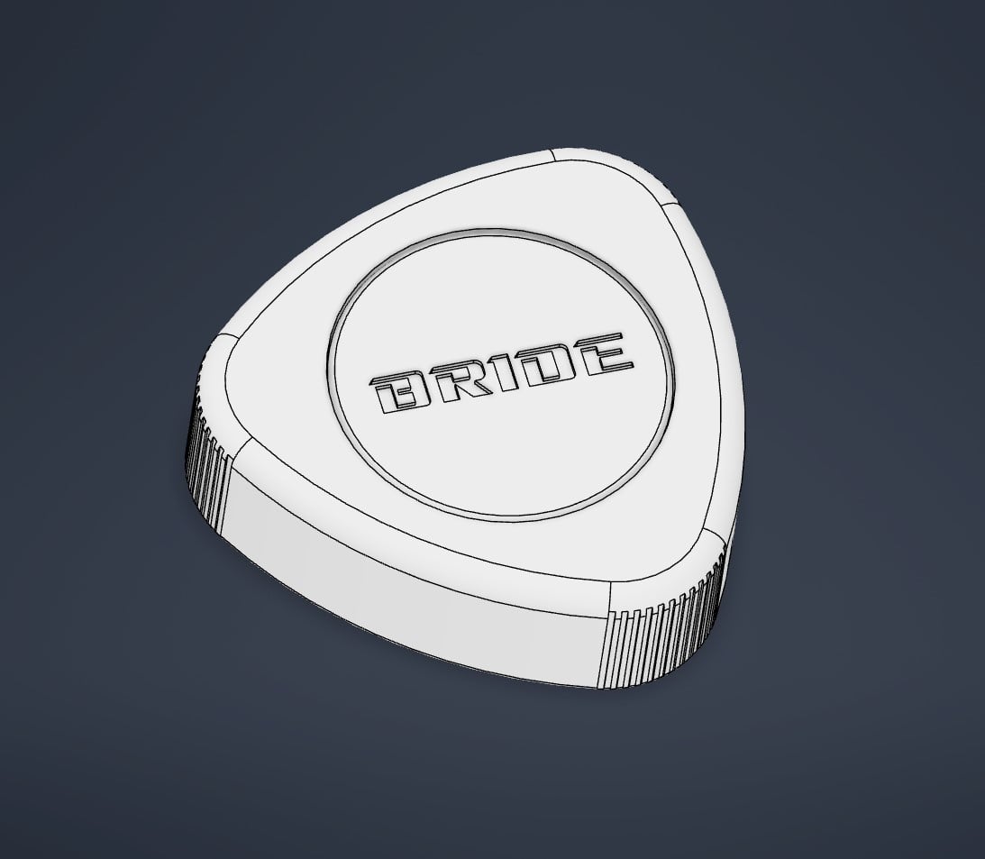 BRIDE JDM Seat knob reclining dial 3d model
