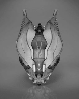 Valkyr's Helmet - Warframe 3d model