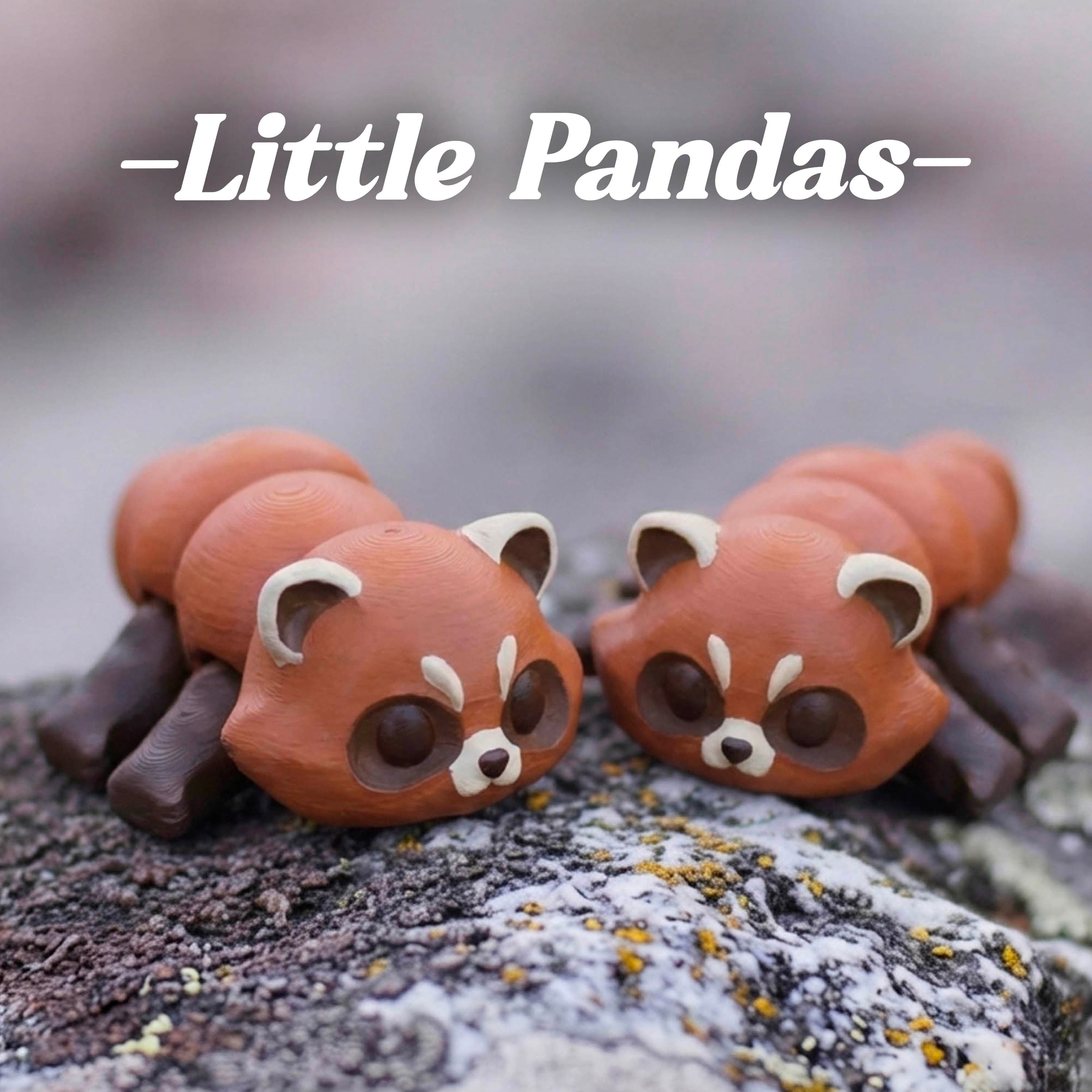 Little Red Panda 3d model