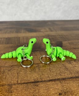 Brontosaurus Keychains 3d model