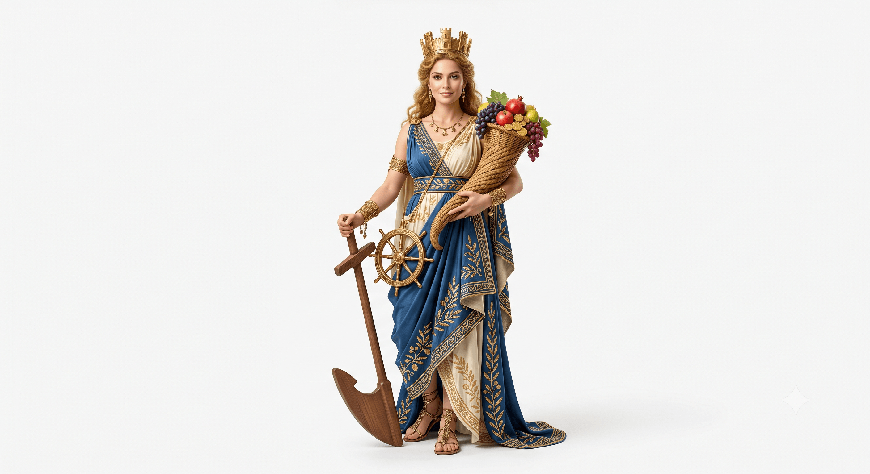 Goddess Tyche (Fortuna) 3d model