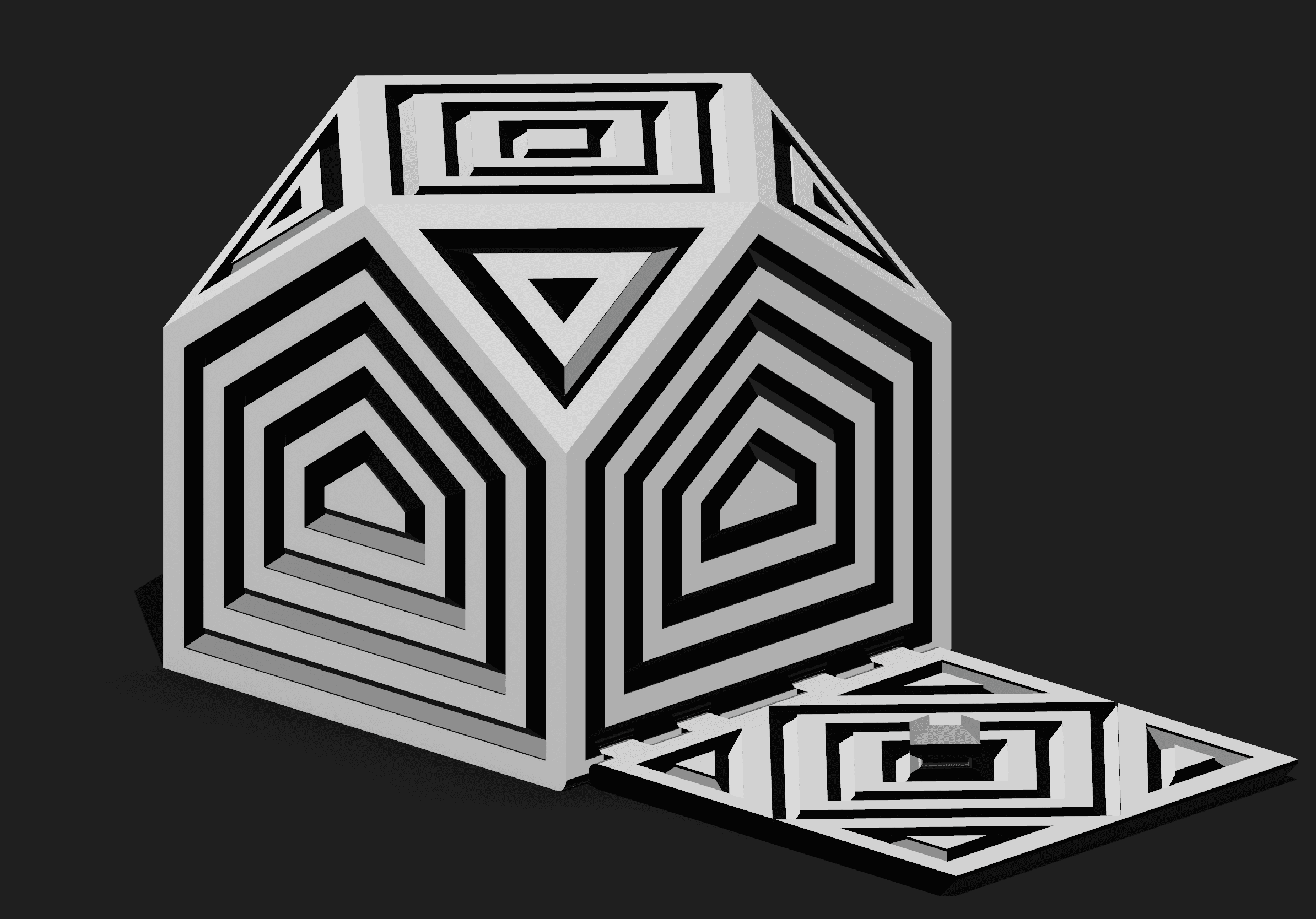 Print in place click box 3d model