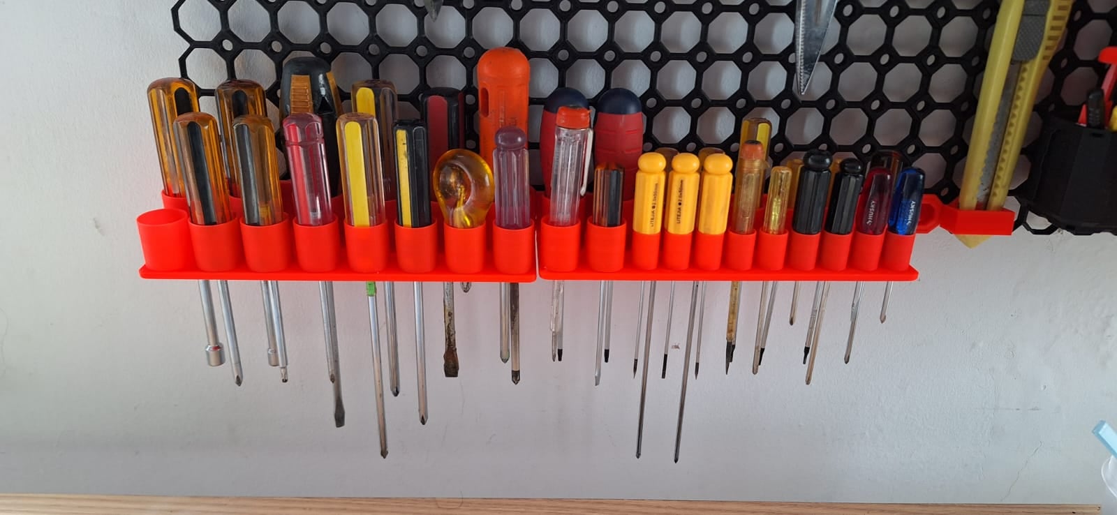Multiboard screwdrivers holders 3d model