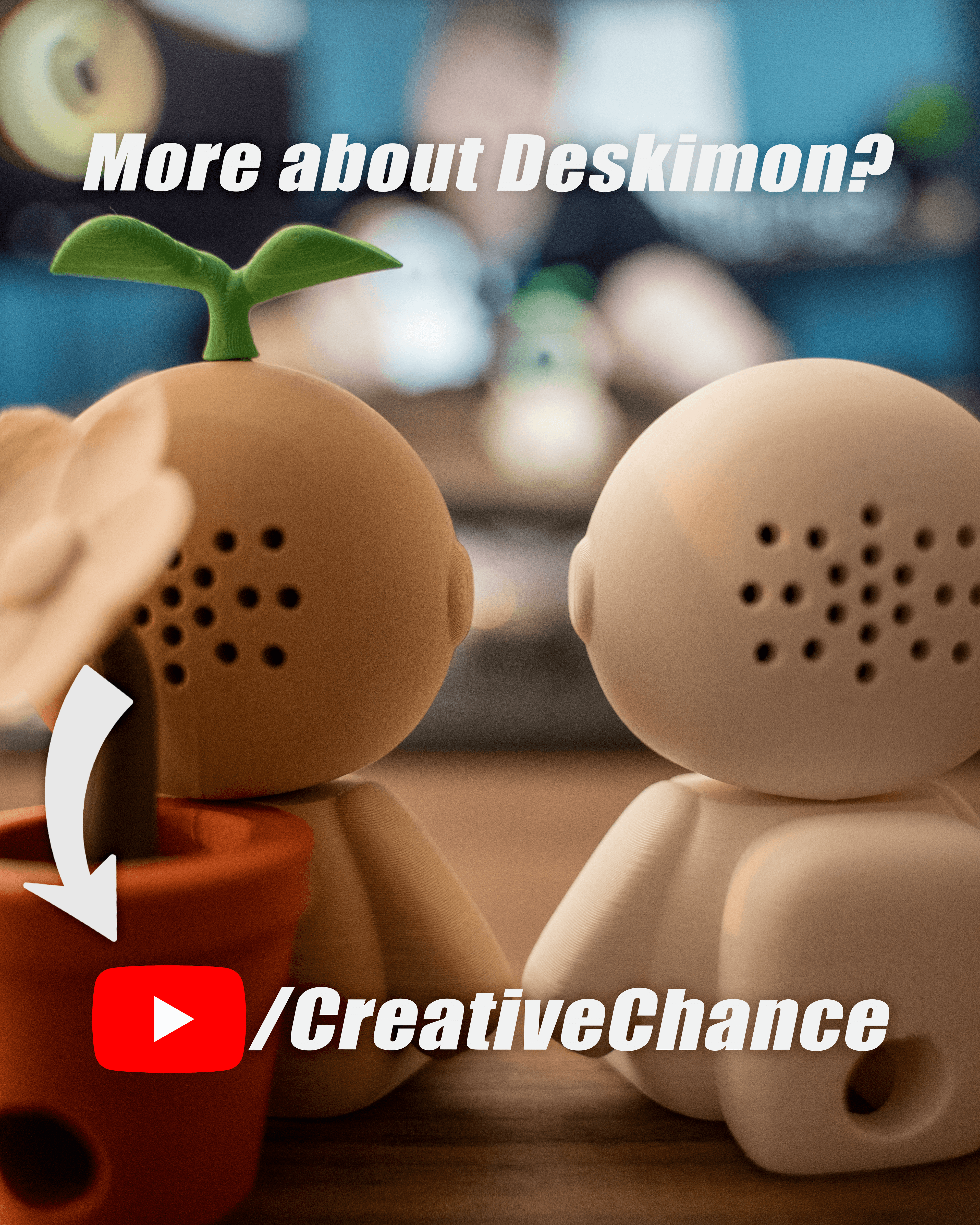 Deskimon - Hopper 3d model