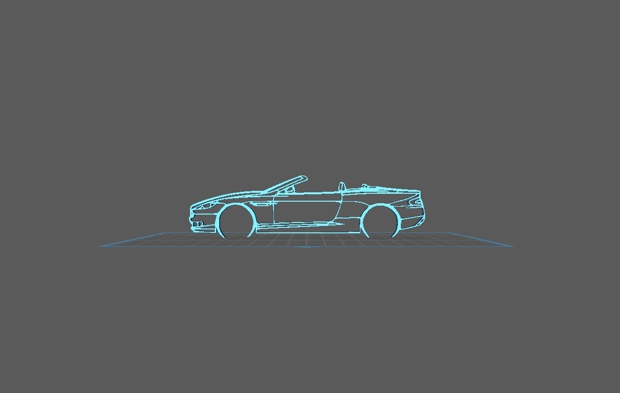 Aston Martin - DB9 2008 Wall Art 3d model