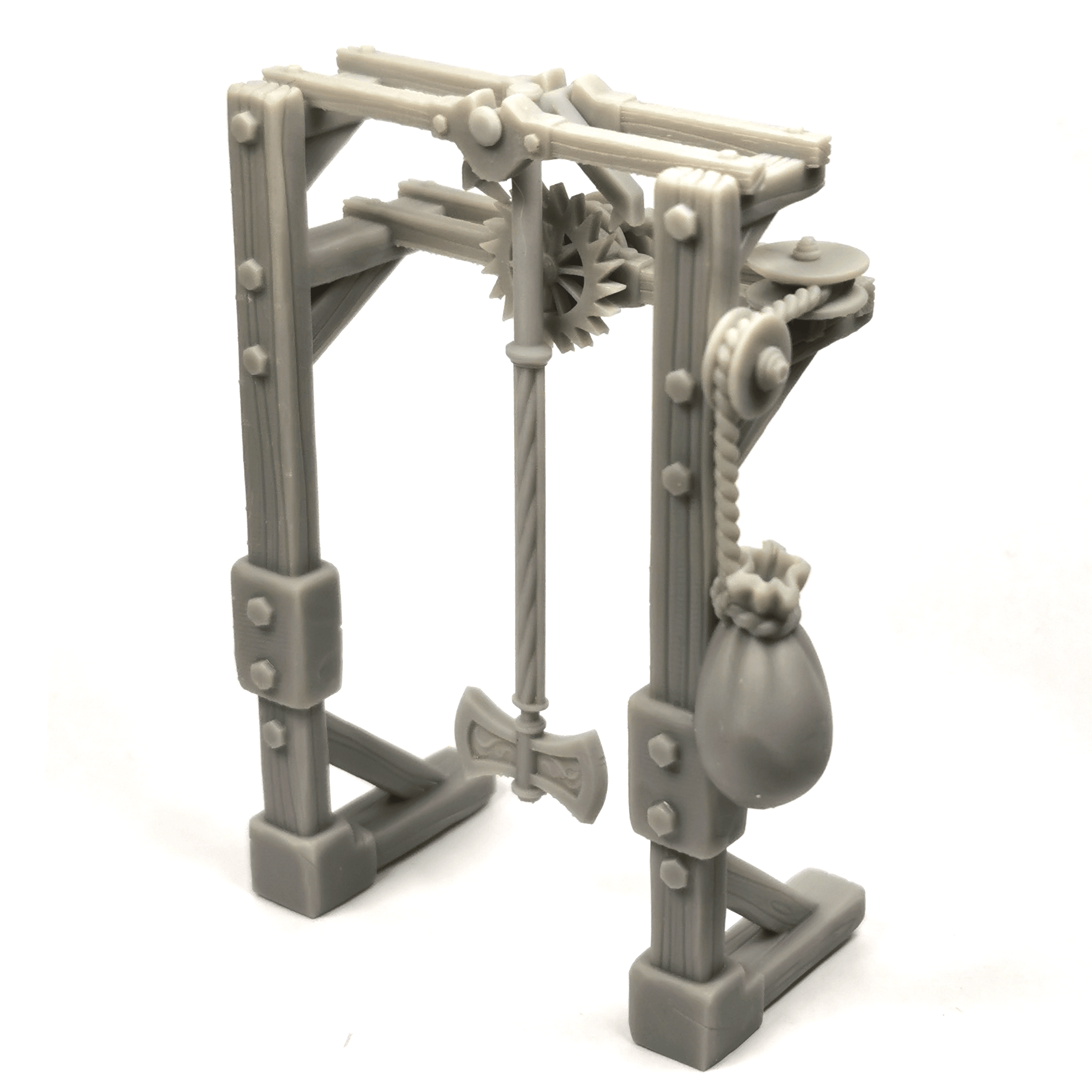 Tabletop Axe Trap For RPG Tabletop Games 3d model