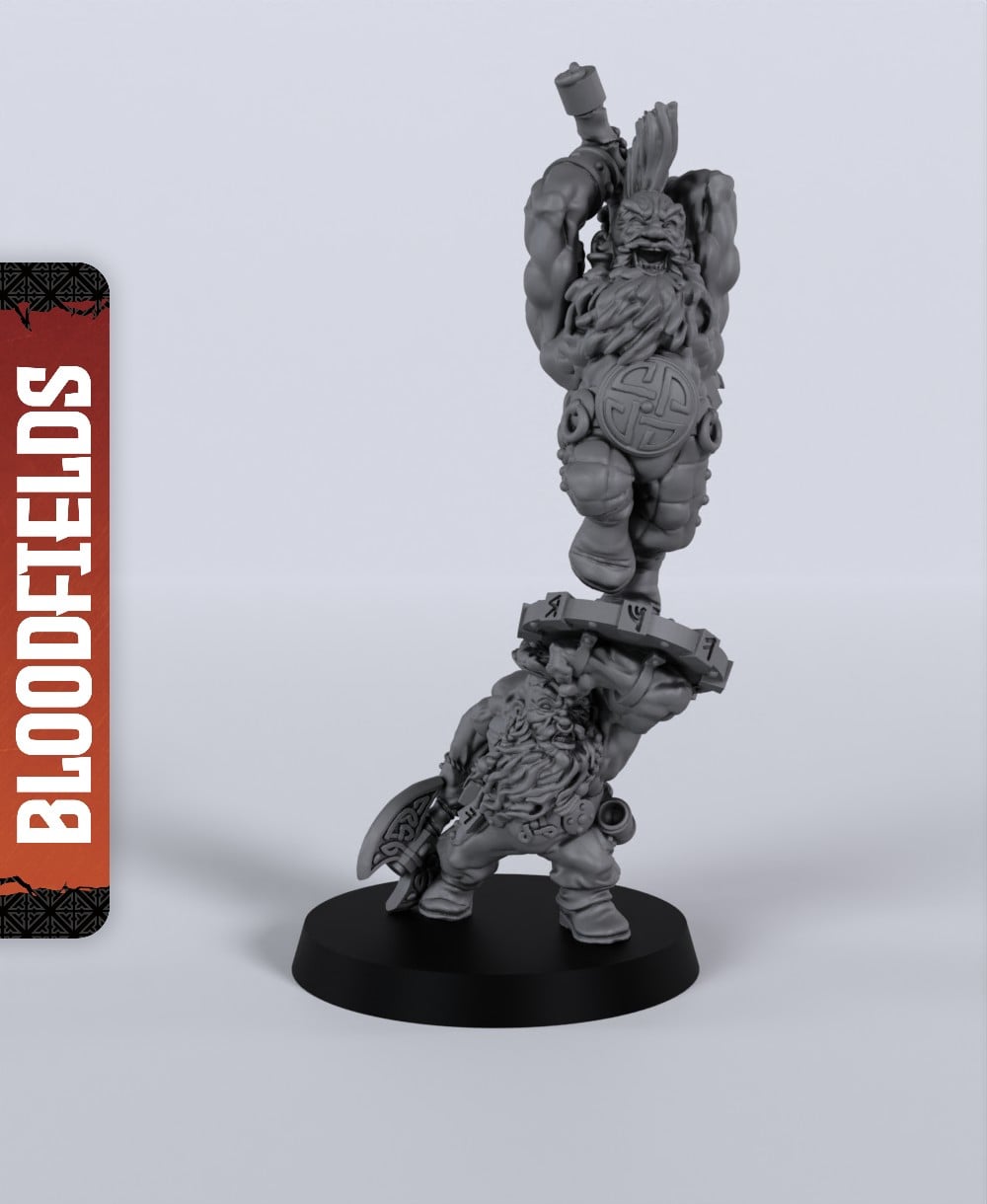 Iro & Kez - With Free Dragon - 5e DnD Inspired for RPG and Wargamers 3d model