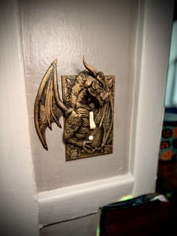 dragon light switch cover 3d model