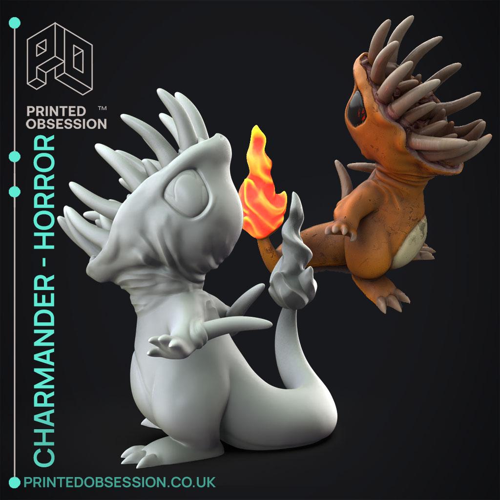 Charmander horror - Pokemon - Fan Art 3d model