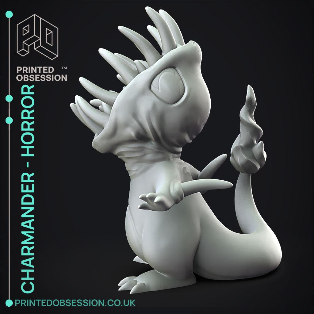 Charmander horror - Pokemon - Fan Art 3d model