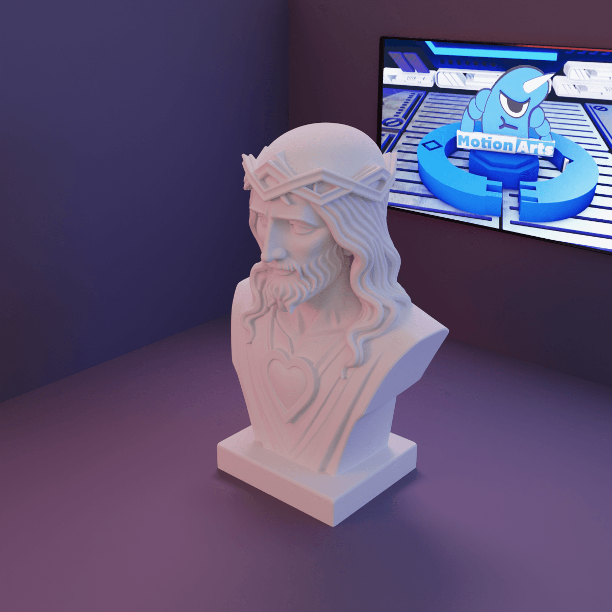 Busto Jesus.stl 3d model
