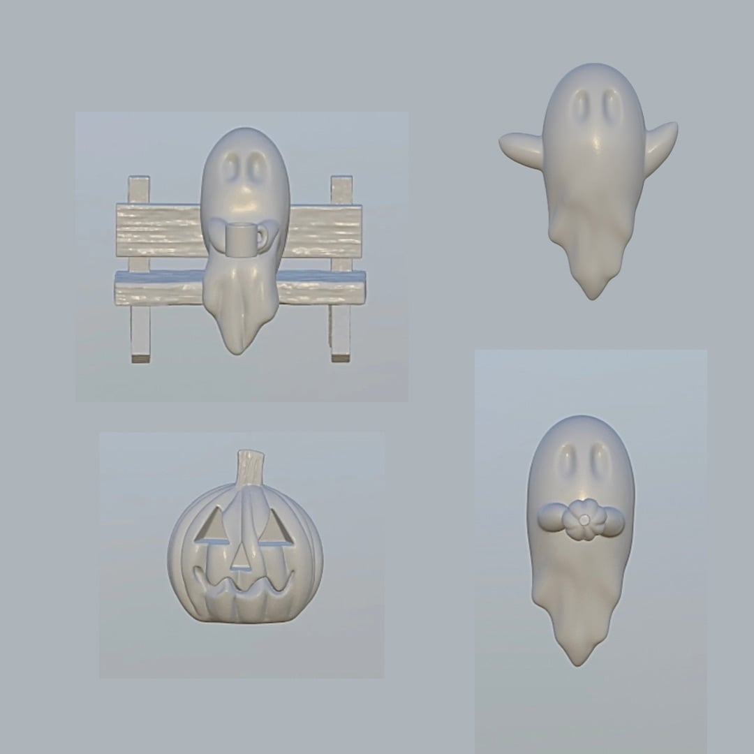 Fall Ghosts 3d model