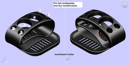 Toothbrush holder 3d model