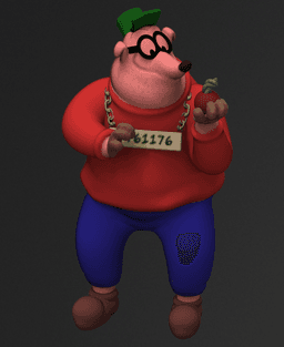 Beagle Boy - Ducktales fan art 3d model