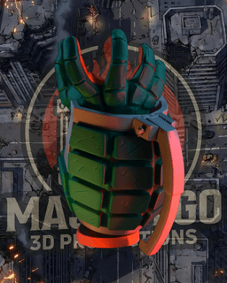 Bakugo - Hands of Power - Controller Holder Gaming Accessory Stand 3d model