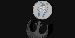 Ahsoka Tano Remix of Customizable Coaster Set With .STEP file 3d model