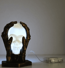 Gothic Skull Lamp 3d model