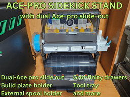 DUAL ACE-PRO SIDEKICK STAND 3d model