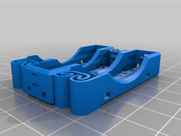 AAA Flexing Battery Holder 3d model