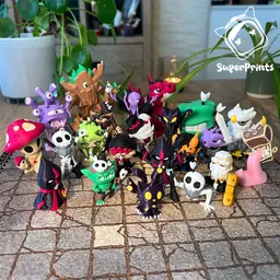 Voidstep Kitten - Easy Multicolor FDM RPG Minis (No supports) 3d model