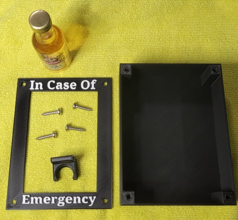 In Case Of Emergency Liquor Box 3d model