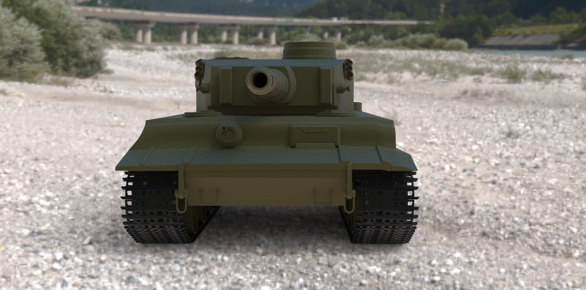 Tiger I Tank 3d model