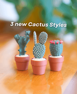 Clicky Cacti Pack 3 - Clicker Fidget Toy - Cactus Clickers - Pocket Plants Collection 3d model