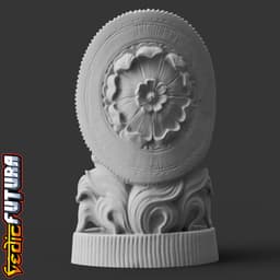 Shiva with Divine Snake Hood 3d model