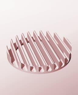 ARR68-10 Slotted Rack With Louvers - Slotted Dry Rack 3d model
