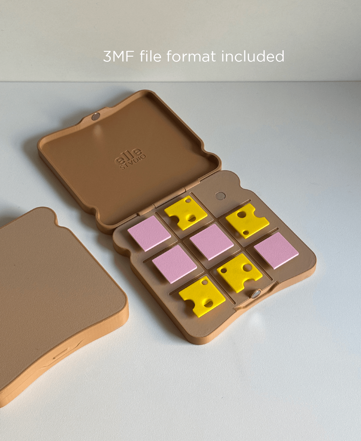 Tic Tac Toast, board game. 3d model