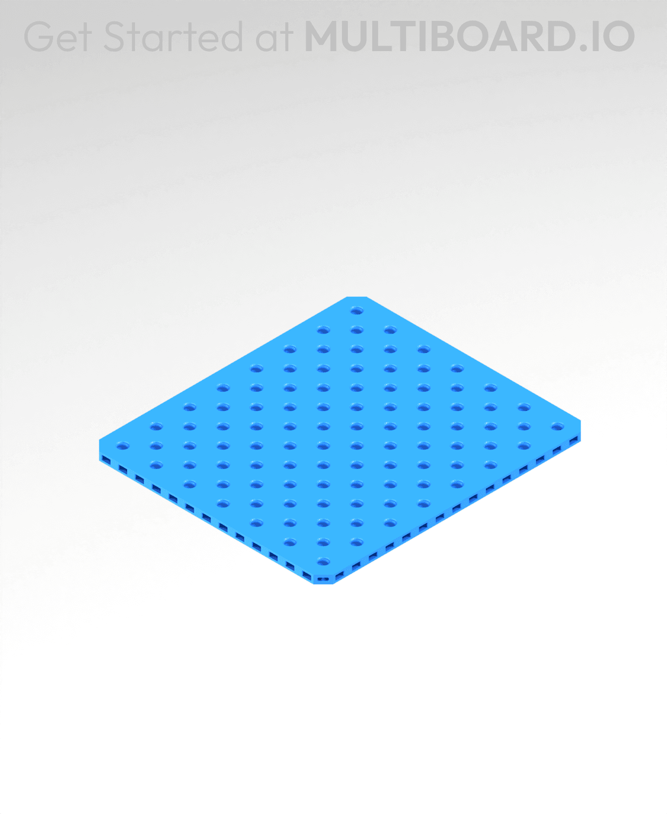 8x7 MU - Small Thread SU - MultiBoard Plate 3d model