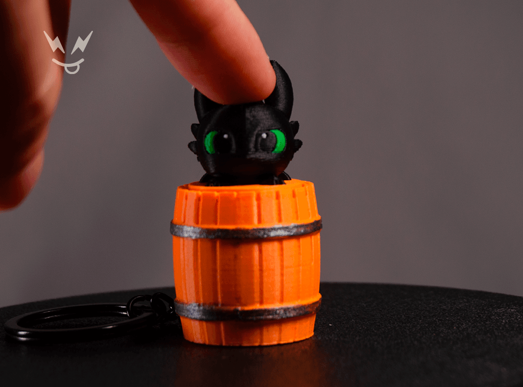 Pack Toothless | Chibi + clicker 3d model