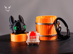 Pack Toothless | Chibi + clicker 3d model