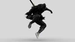Ninja Shadow Leap 3d model