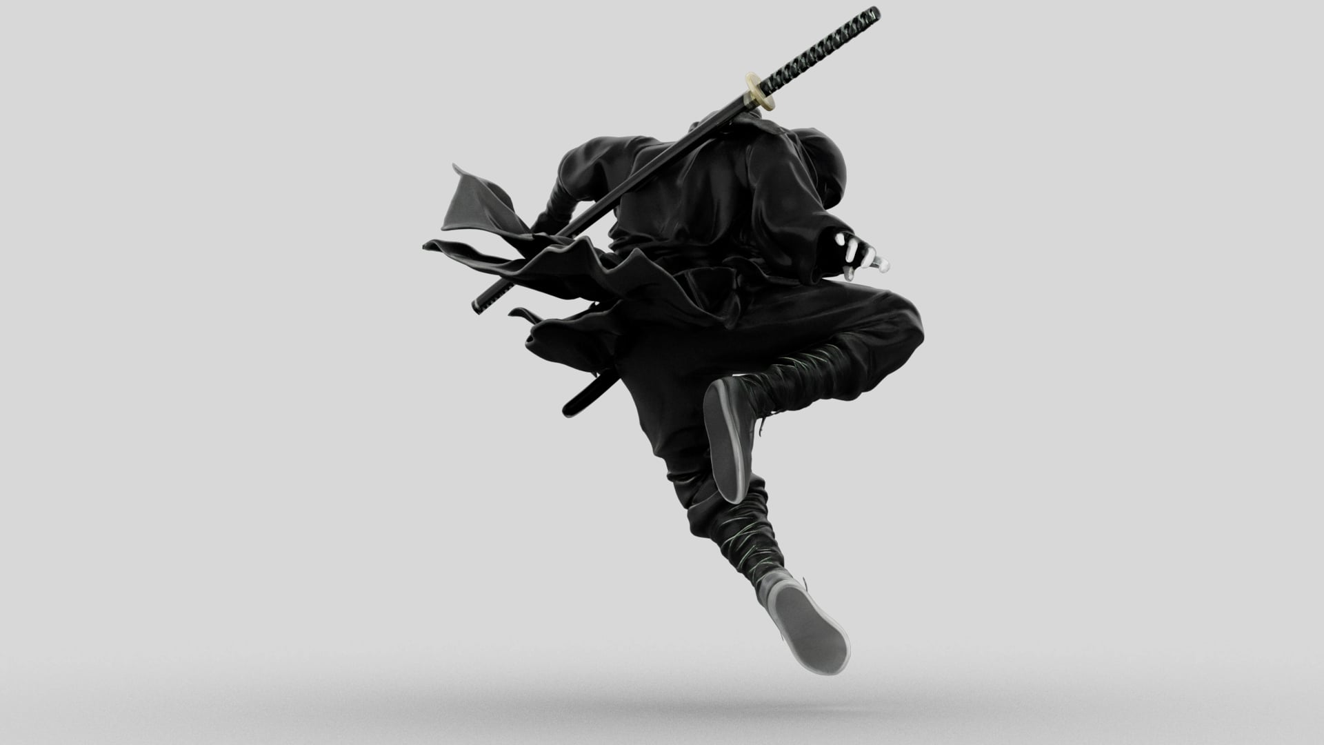 Ninja Shadow Leap 3d model