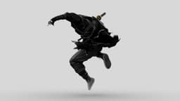 Ninja Shadow Leap 3d model